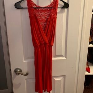 Red Maternity Dress